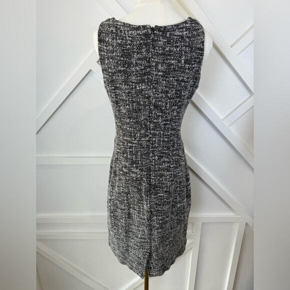 M.M. Lafleur "The Lydia" Twist Strap Boucle Tweed Sheath Dress Size 8 - Picture 8 of 13